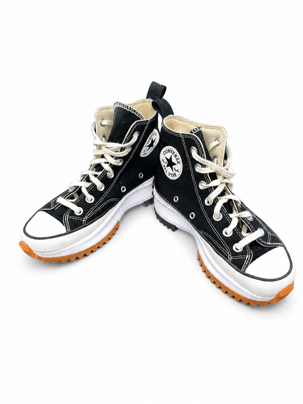 Converse Run Star Hike Platform Lug Sole Goth Grunge Y2K High Tops 6.5